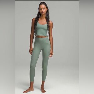 Lululemon Align High-Rise Ribbed Pant 25"
Grey Eucalyptus|Size 6
